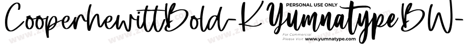CooperhewittBold-K4BW字体转换