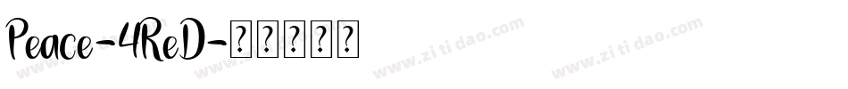 Peace-4ReD字体转换