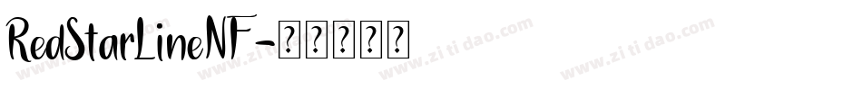 RedStarLineNF字体转换