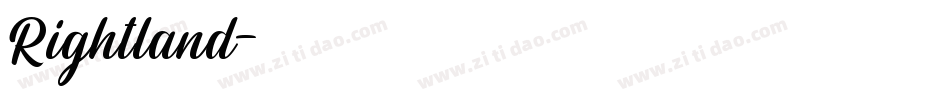Rightland字体转换