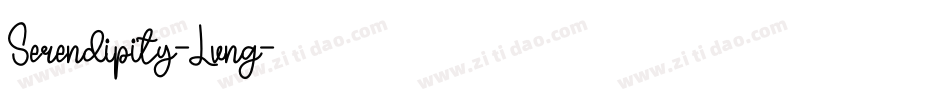 Serendipity-Lvng字体转换