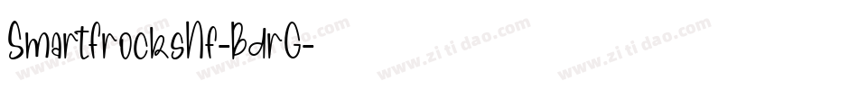 SmartFrocksNf-BdrG字体转换