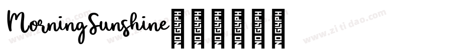 MorningSunshine字体转换