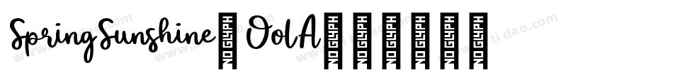 SpringSunshine-OolA字体转换