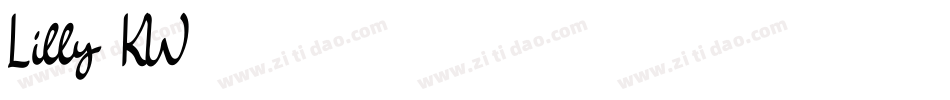 Lilly-2KW字体转换