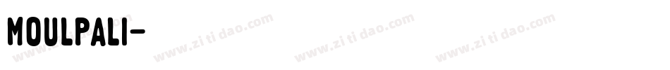 Moulpali字体转换