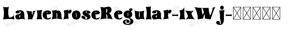 LavienroseRegular-1xWj字体转换