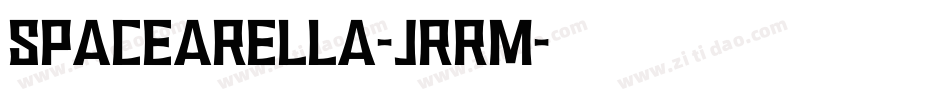 Spacearella-JRRm字体转换