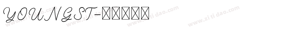 YOUNGST字体转换