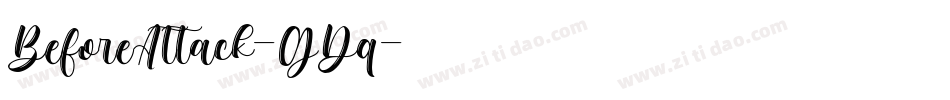 BeforeAttack-GDq字体转换