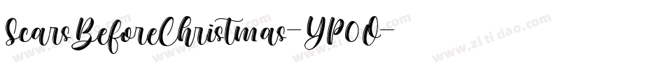 ScarsBeforeChristmas-YP0O字体转换