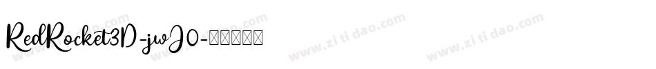RedRocket3D-jwJ0字体转换