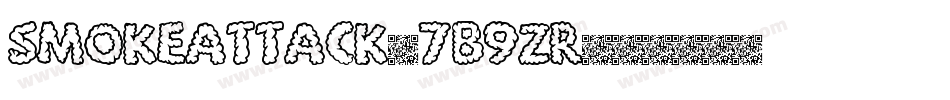 SmokeAttack-7B9ZR字体转换