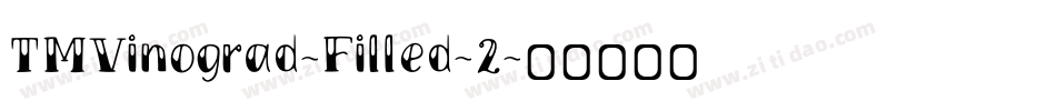 TMVinograd-Filled-2字体转换
