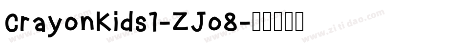 CrayonKids1-ZJo8字体转换