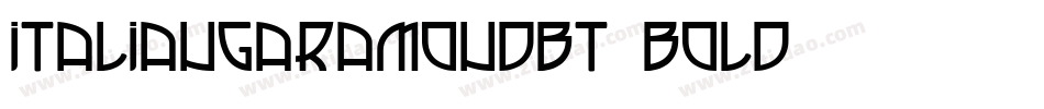ItalianGaramondBT-Bold字体转换