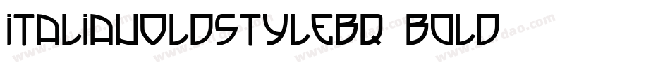 ItalianOldstyleBQ-Bold字体转换