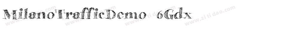 MilanoTrafficDemo-6Gdx字体转换