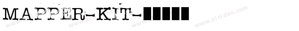 Mapper-Kit字体转换