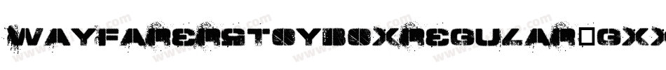 WayfarersToyBoxRegular-gxxER字体转换