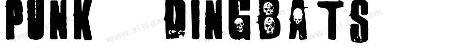 Punk-Dingbats字体转换