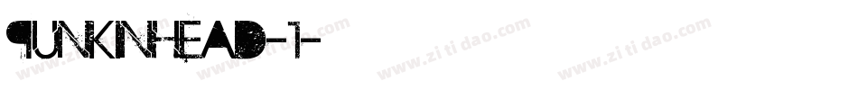 Punkinhead-1字体转换