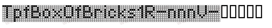 TpfBoxOfBricks1R-nnnV字体转换