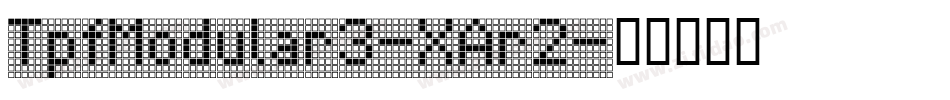 TpfModular3-XAr2字体转换