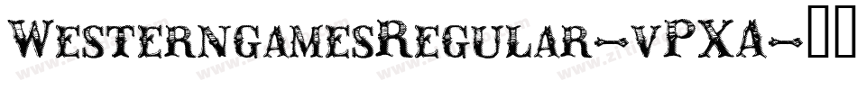 WesterngamesRegular-vPXA字体转换