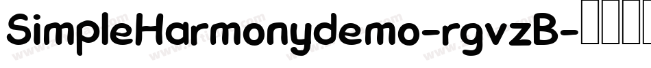 SimpleHarmonydemo-rgvzB字体转换