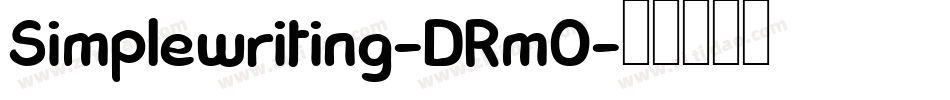 Simplewriting-DRm0字体转换