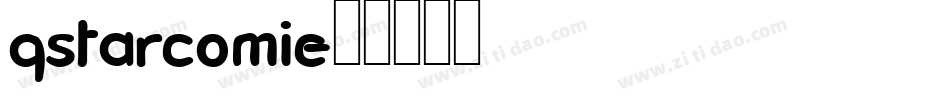 qstarcomic字体转换
