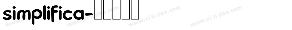 simplifica字体转换