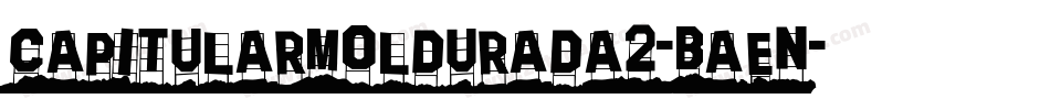 CapitularMoldurada2-Baen字体转换