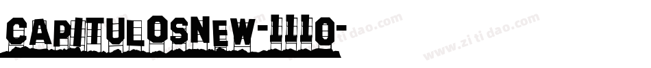 Capitulosnew-1110字体转换