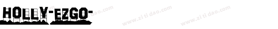Holly-eZGO字体转换