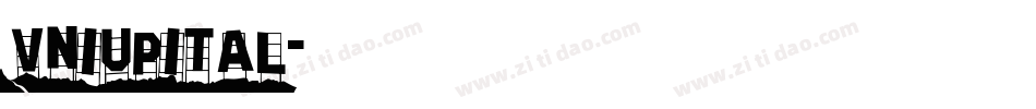 vniupital字体转换