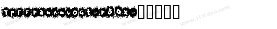TpfFranknvogt-r80x字体转换