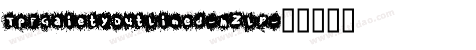 TpfGaietyOutlined-mZlP字体转换
