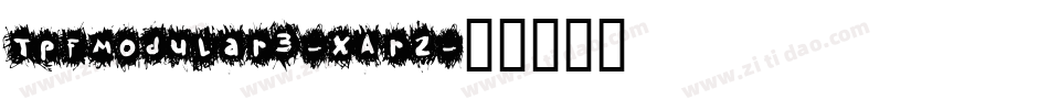TpfModular3-XAr2字体转换