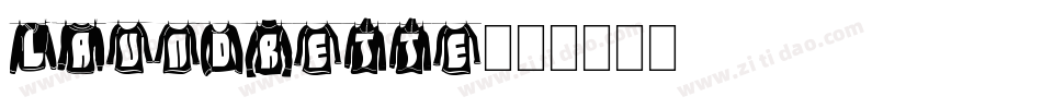 Laundrette字体转换