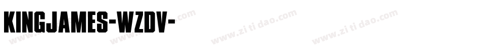 Kingjames-WZDV字体转换
