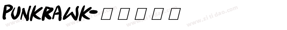 Punkrawk字体转换