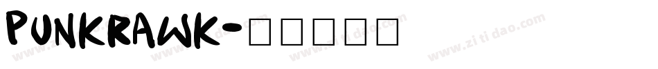 Punkrawk字体转换