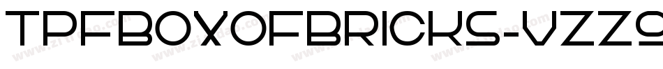 TpfBoxOfBricks-vZZ9字体转换