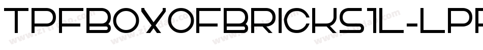 TpfBoxOfBricks1L-lPPD字体转换