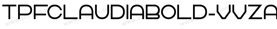 TpfClaudiaBold-vvZA字体转换