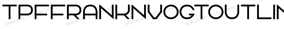 TpfFranknvogtOutline-MOBp字体转换