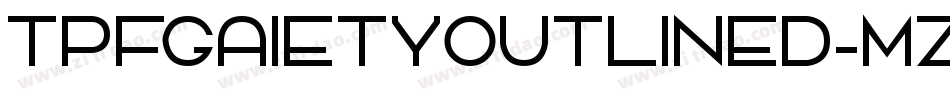 TpfGaietyOutlined-mZlP字体转换