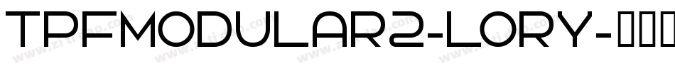 TpfModular2-LORy字体转换